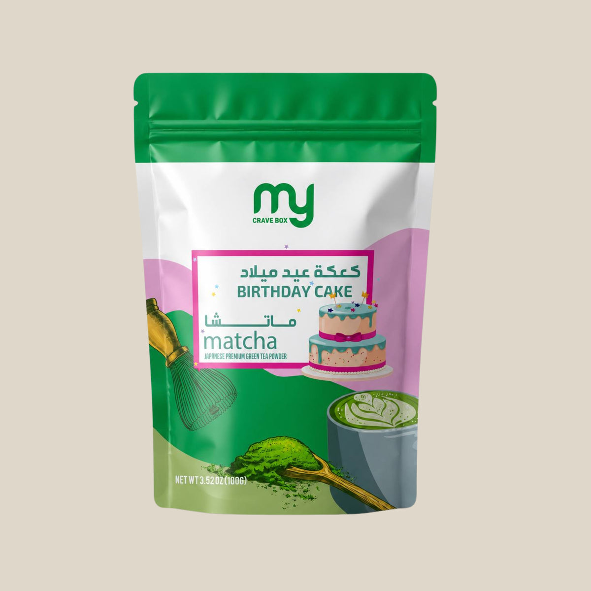 BIRTHDAY CAKE MATCHA