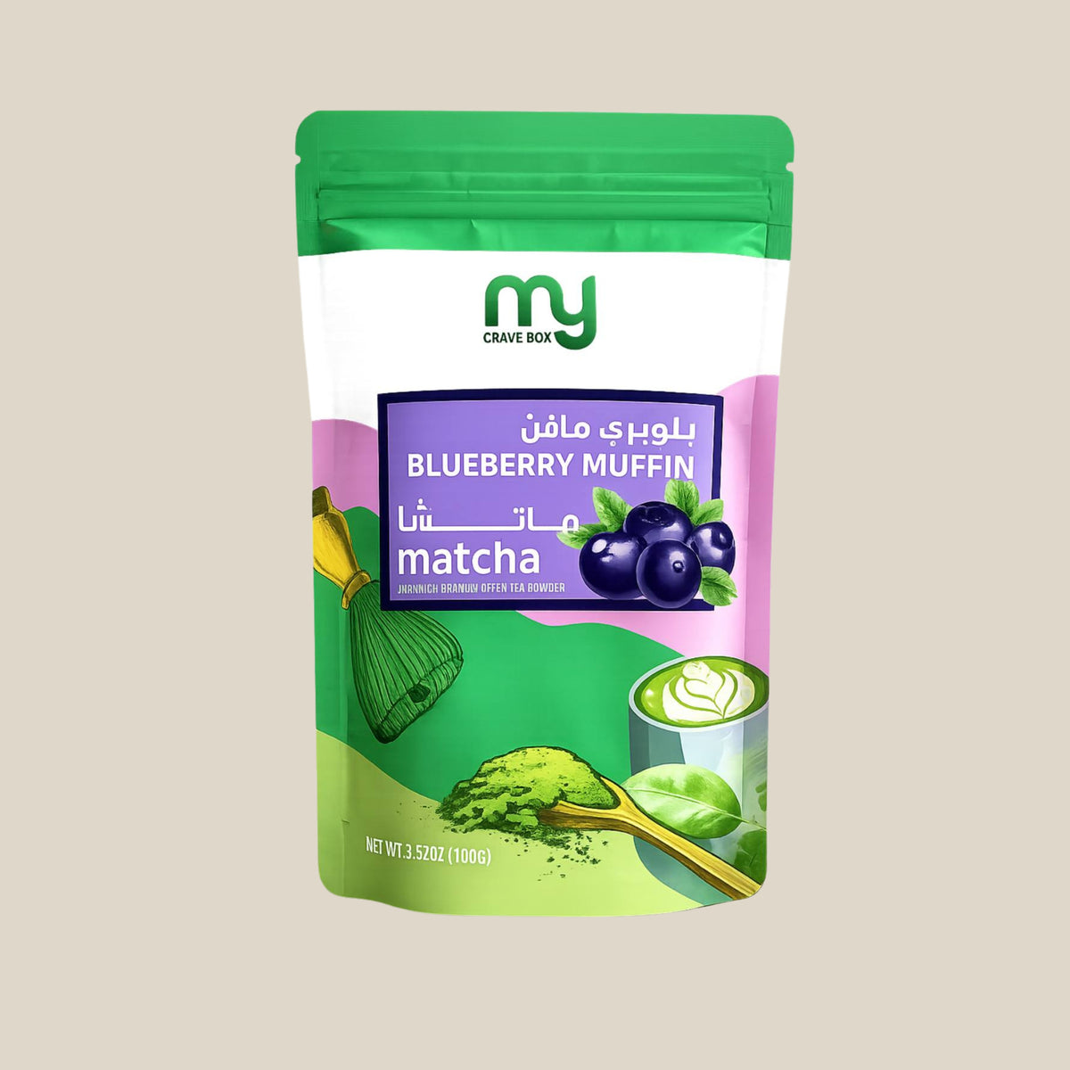 BLUEBERRY MUFFIN MATCHA