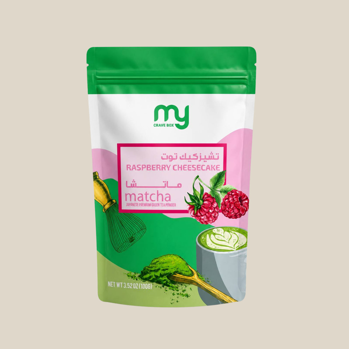 RASPBERRY CHEESECAKE MATCHA