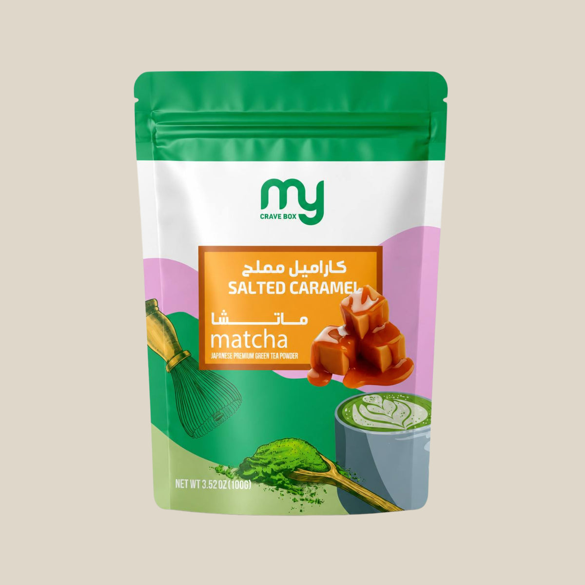 SALTED CARAMEL MATCHA