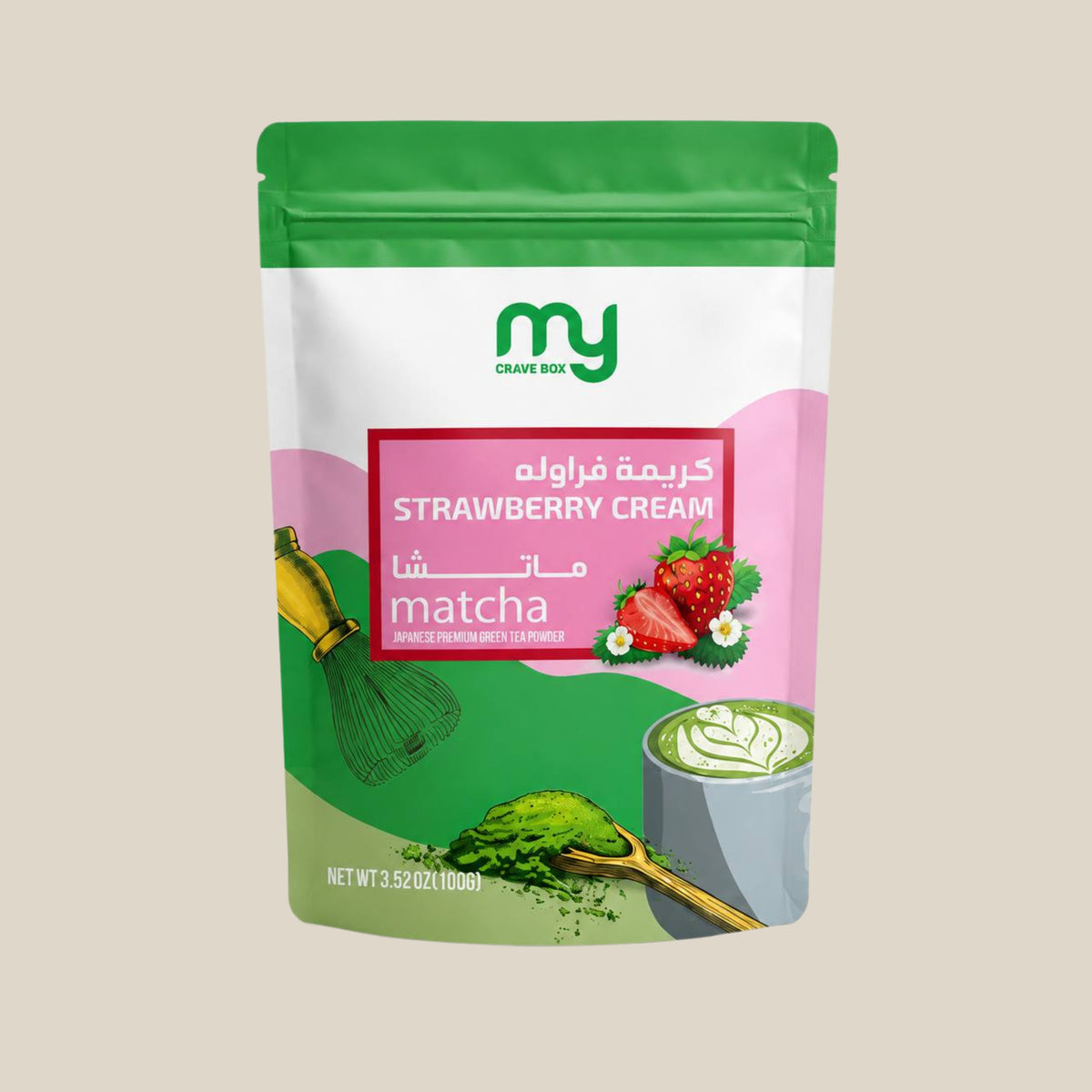 STRAWBERRY CREAM MATCHA